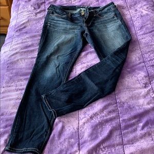 Dark Wash American Eagle Jeggings